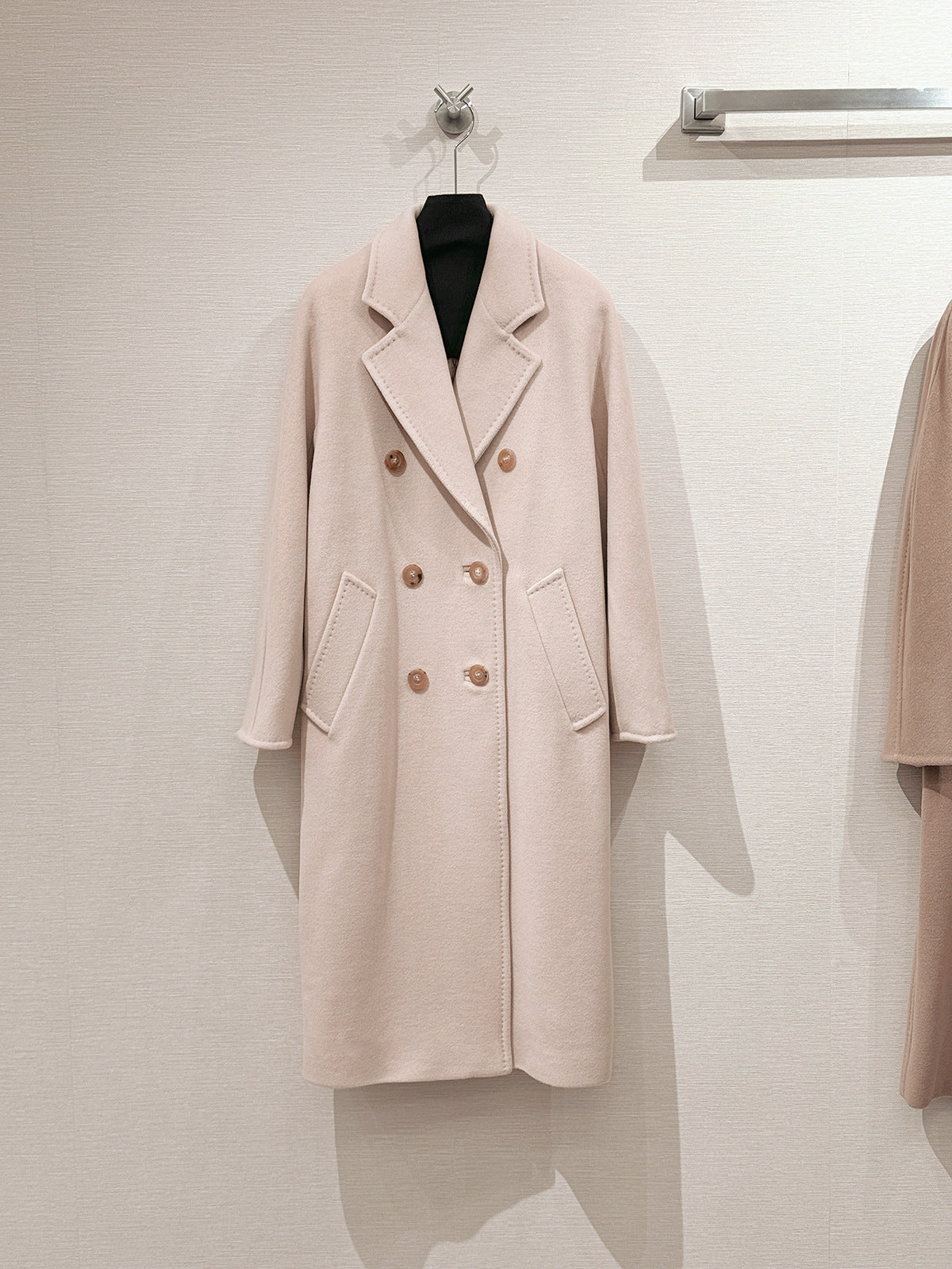 Sheep wool cashmere coat