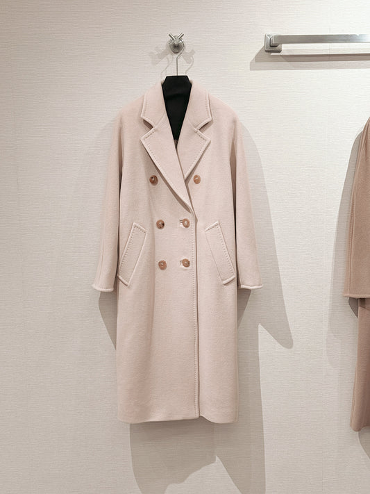 Sheep wool cashmere coat
