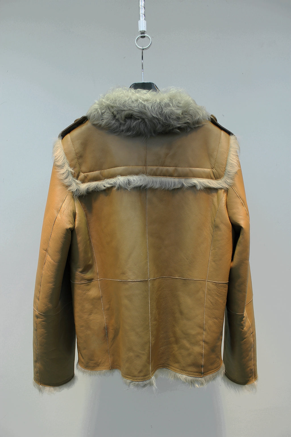 Soft small lake sheep fur all-in-one slimming short fur coat