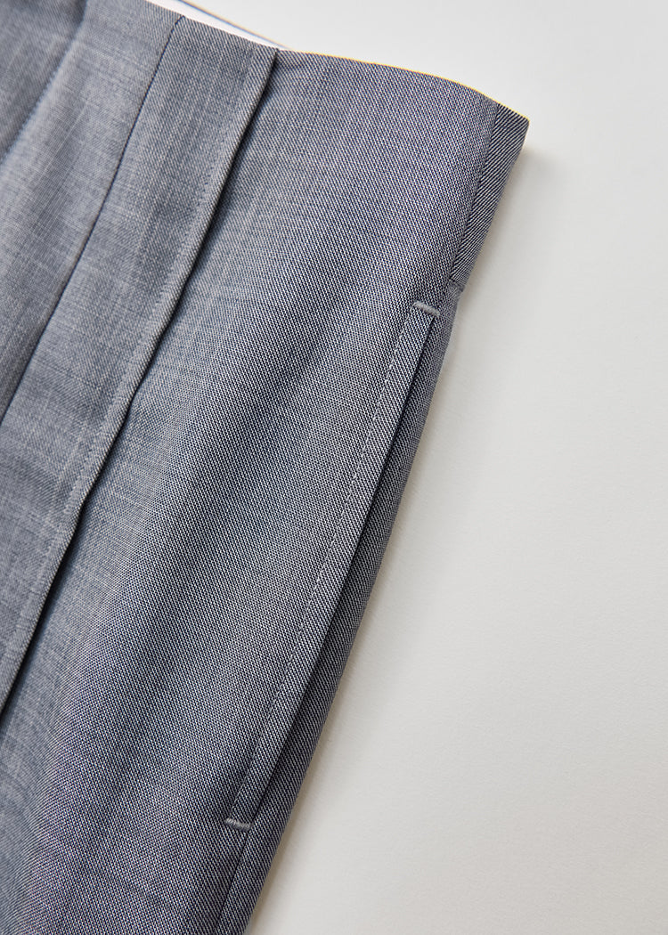 Australian wool blend Wang' brand wide-leg trousers