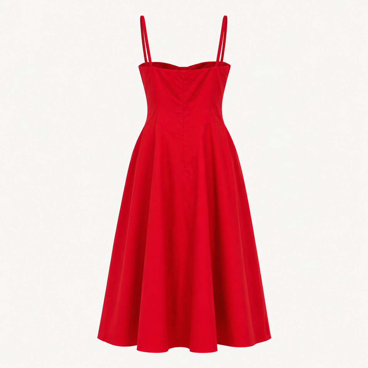 Strappy Bustier Midi Dress