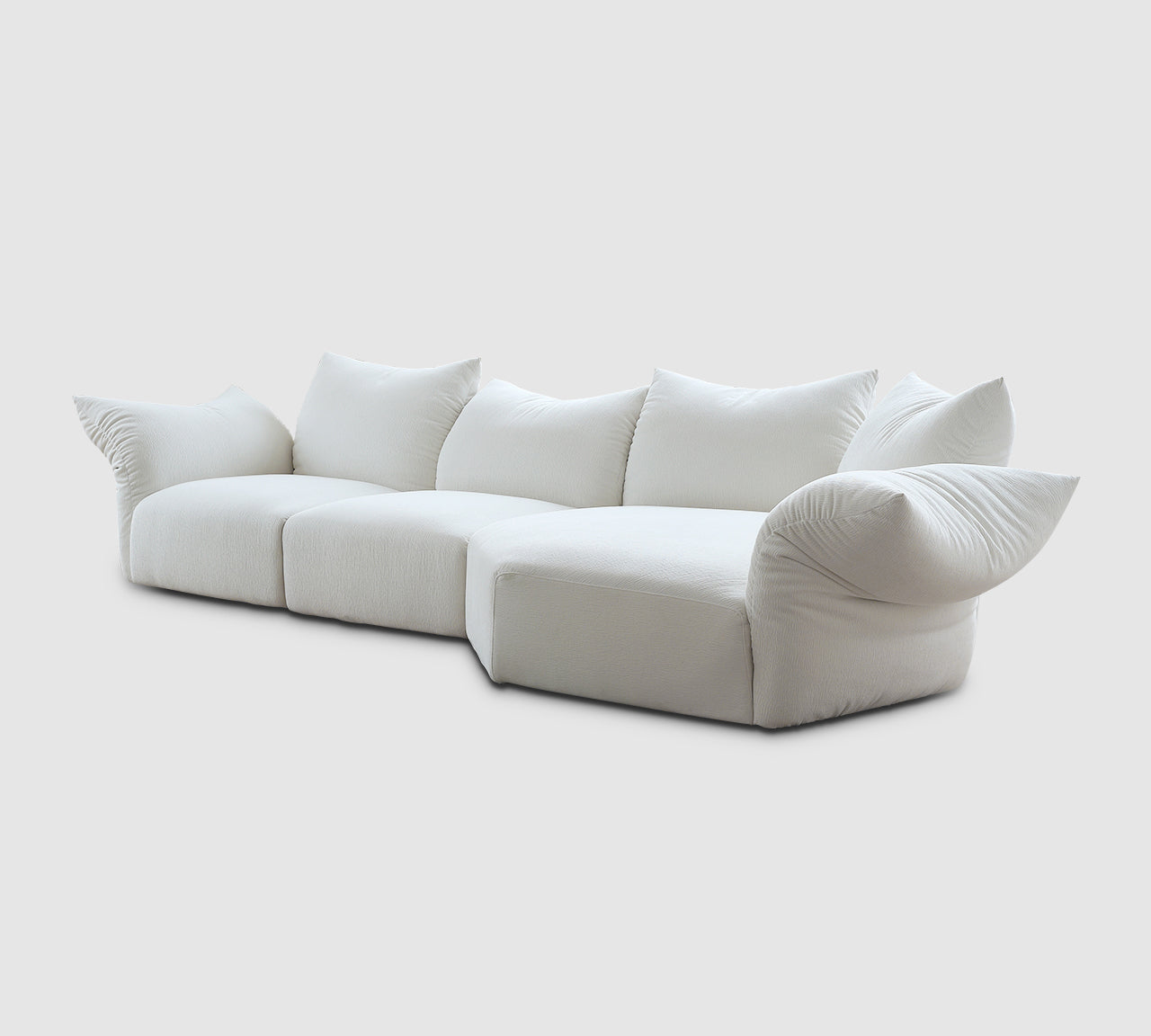 Italian minimalist petal sofa designer creative special-shaped modular sofa corner fabric sofa