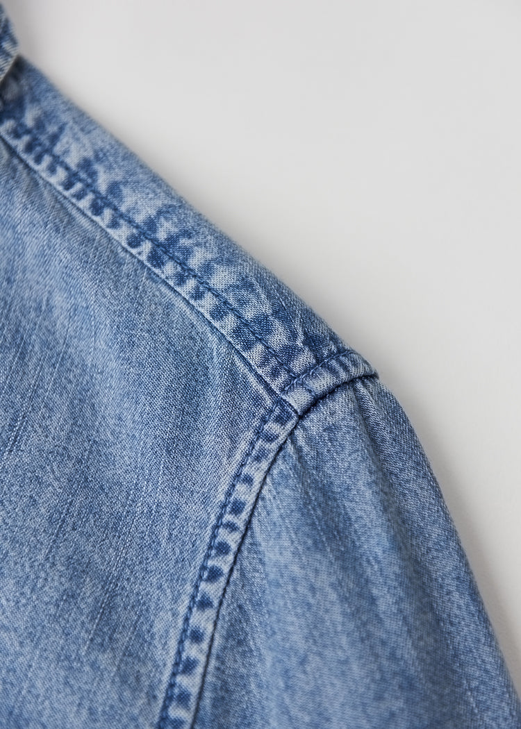 Lazy New Style "Nude" Soft Silo Slub Denim Shirt