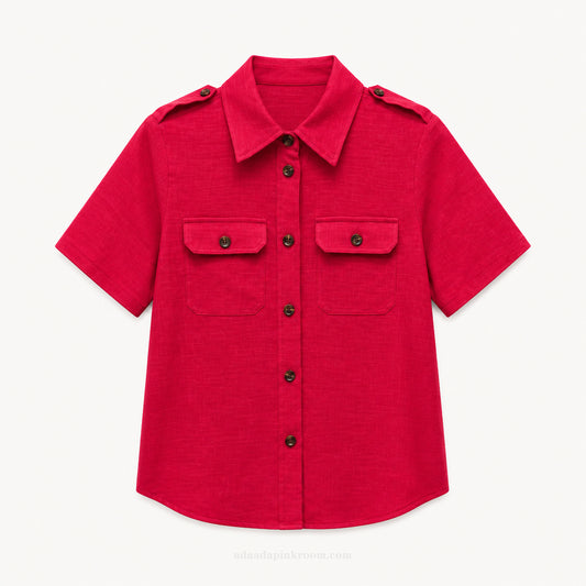 Utility Shirt & Shorts Set