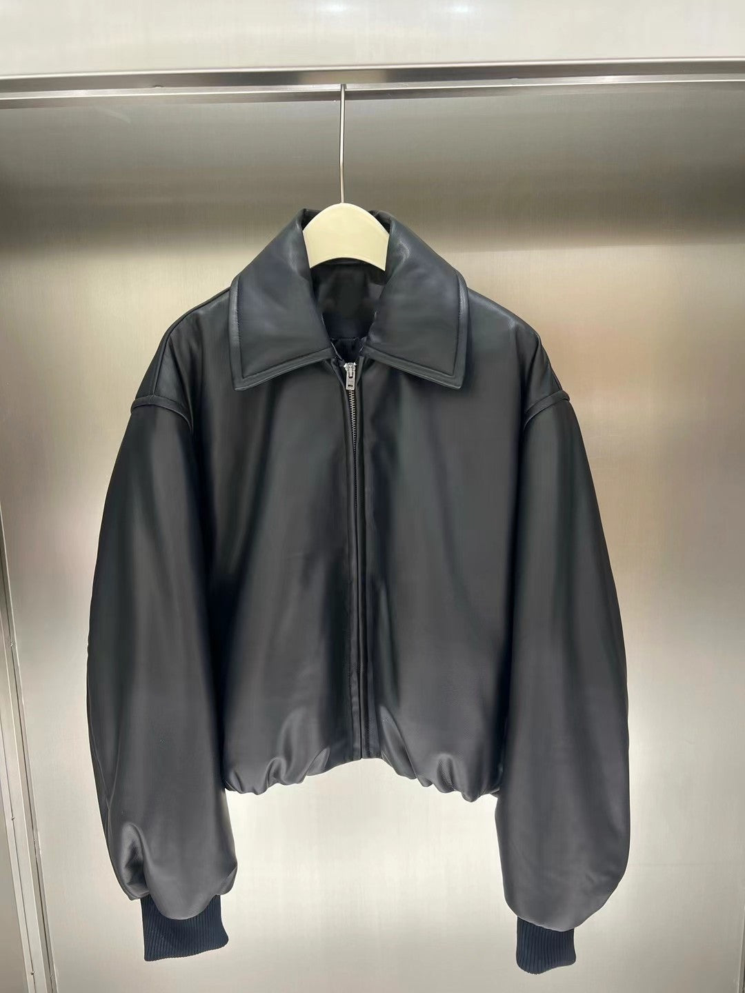Genuine sheepskin loose sheepskin jacket