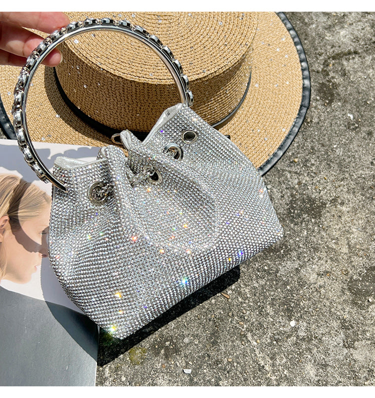 New Handbag Diamonds Evening Clutch Wedding Party Bag