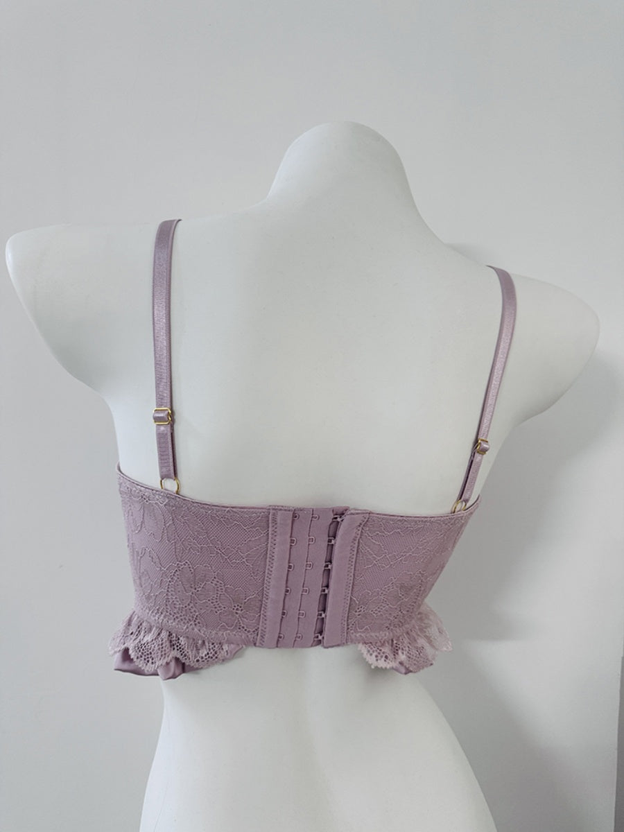 Palace Gathered Small Chest Pure Desire Style Vest