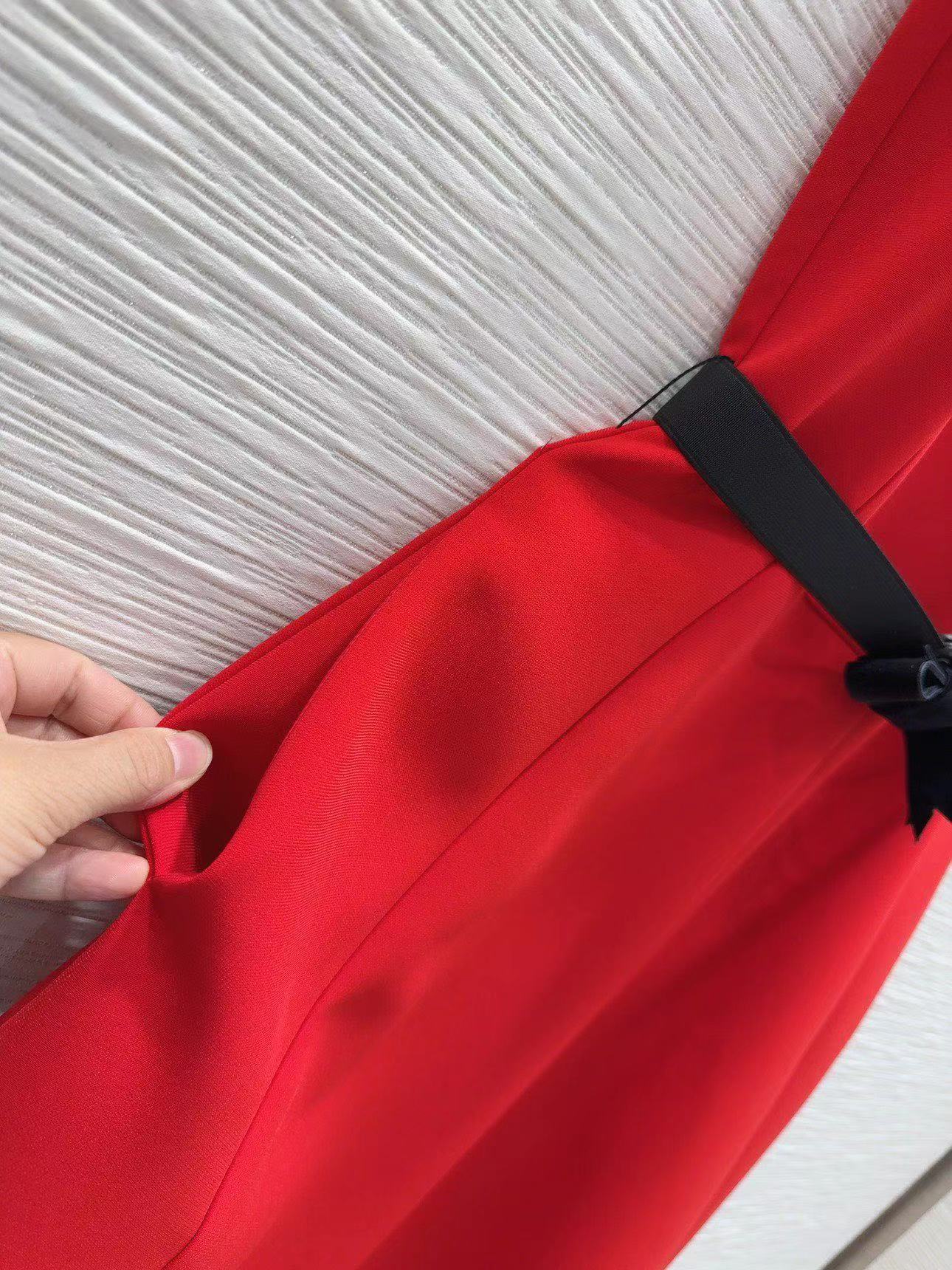 Bow Sleeveless Suspender Dress