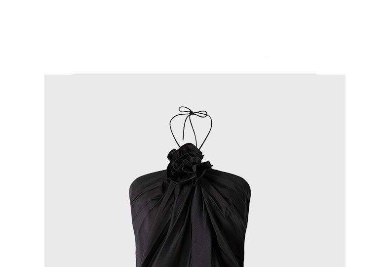 Black Halter Tank Top