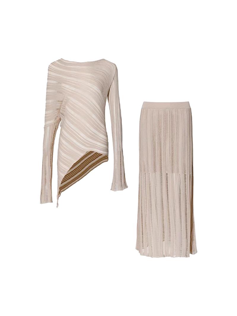 Lrregular two piece suit