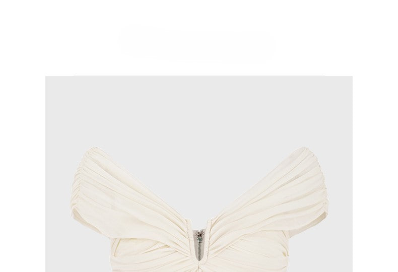 Pleated camisole top