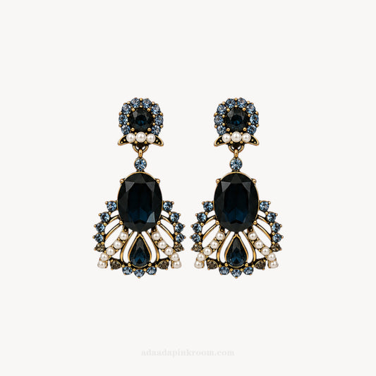 Embellished Jewel Drop Earrings