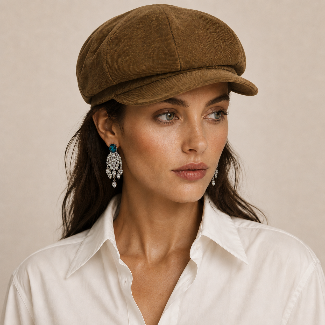 Corduroy Baker Boy Cap