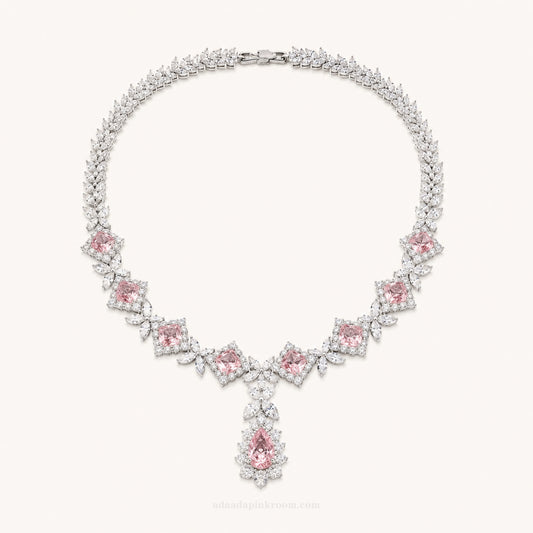 Pink Crystal Necklace