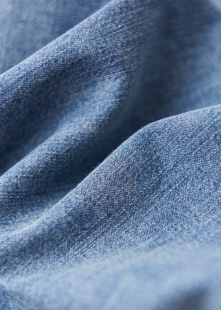 Lazy New Style "Nude" Soft Silo Slub Denim Shirt