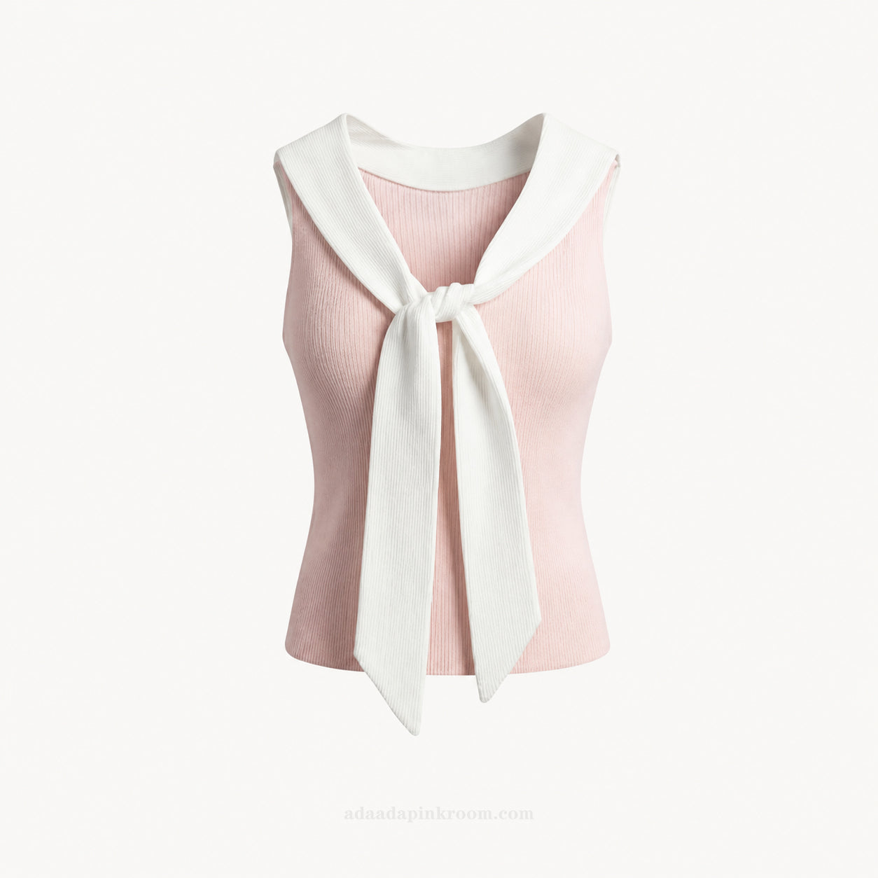 BOW DETAIL KNIT VEST