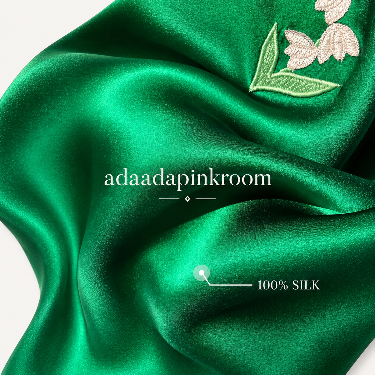 Lily Emerald Silk Maxi Dress