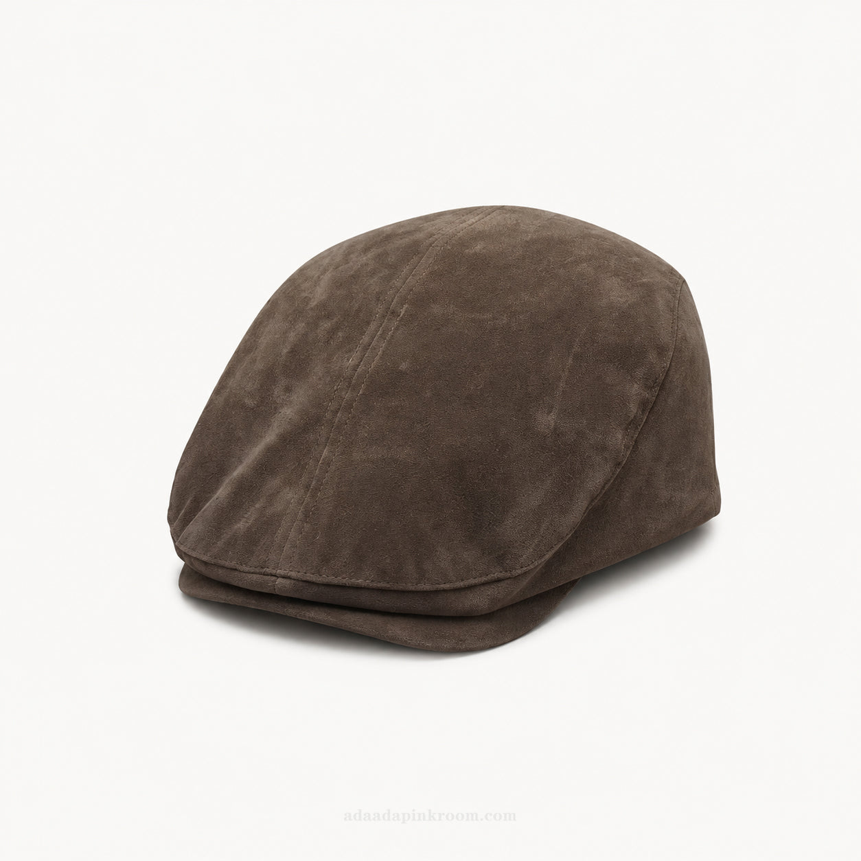 Suede-Effect Flat Cap