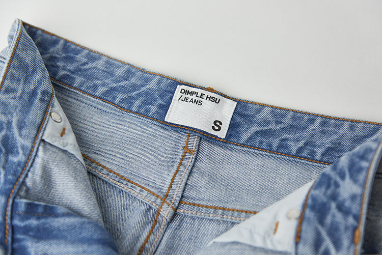 Slightly bootcut straight jeans