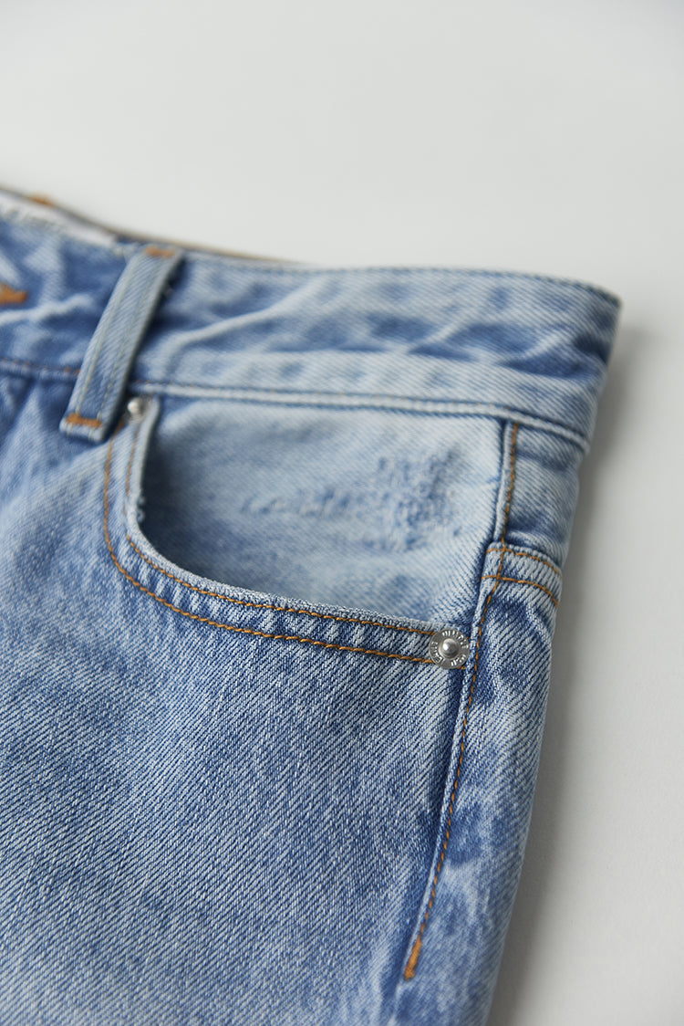 Slightly bootcut straight jeans