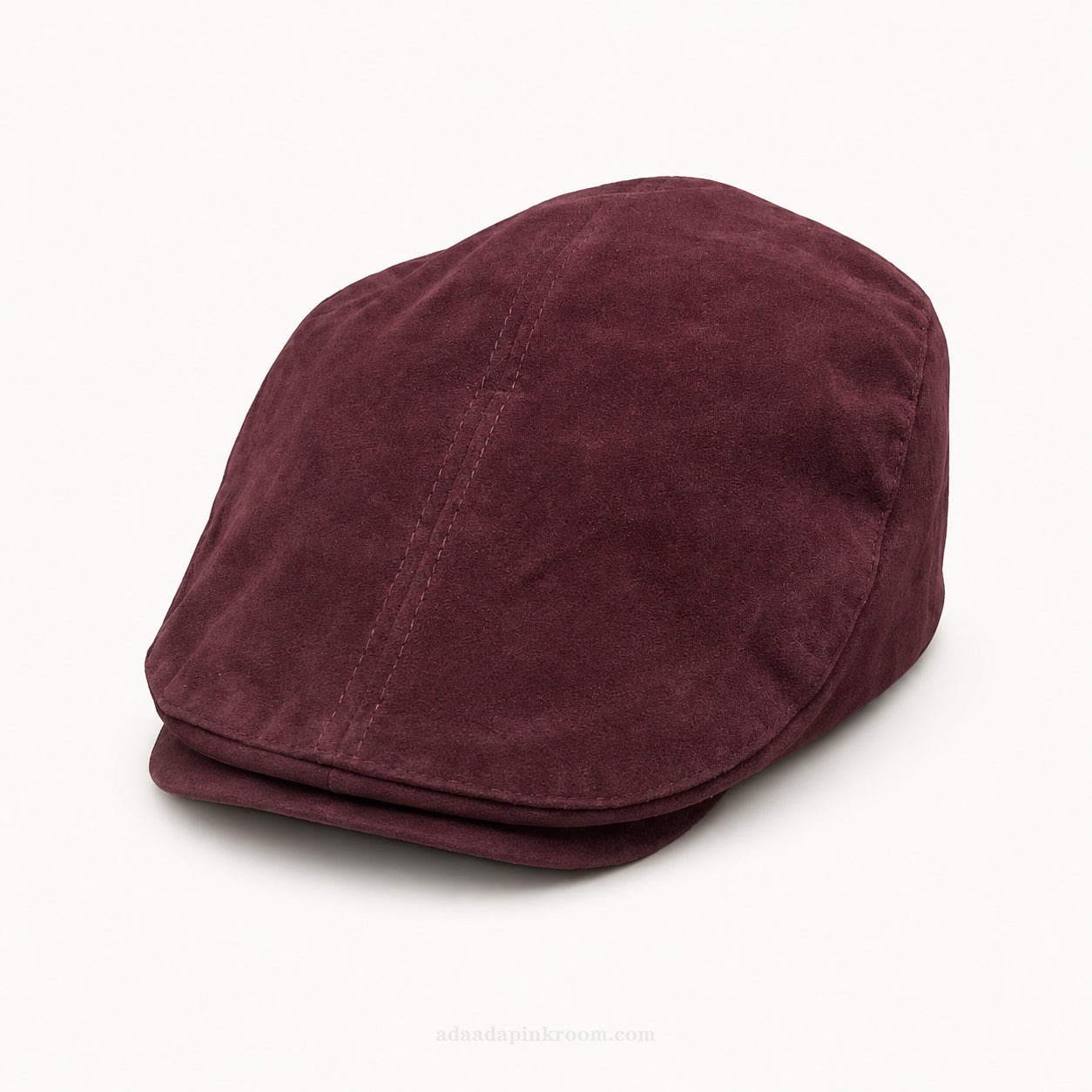Suede-Effect Flat Cap