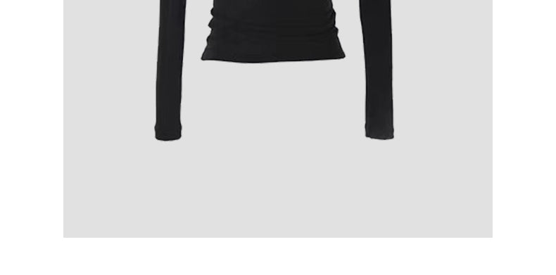 Black off-the-shoulder top