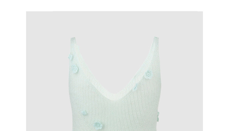 Knitted suspender set