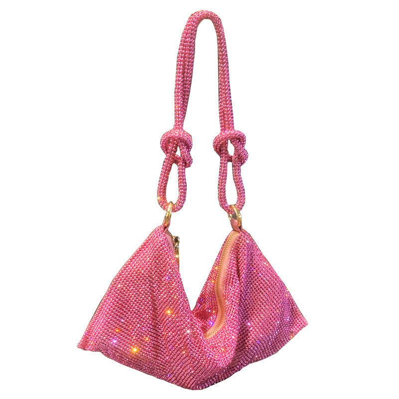 Rhinestone armband diamond handbag