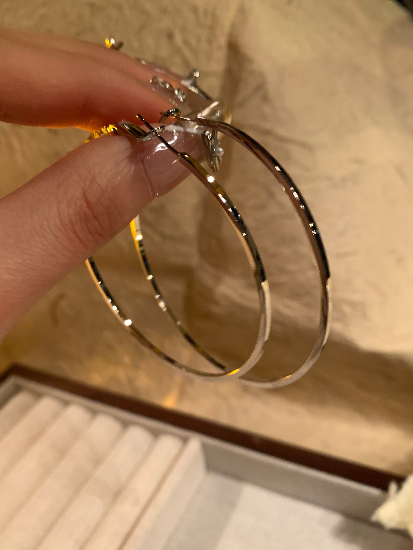 Circle earrings
