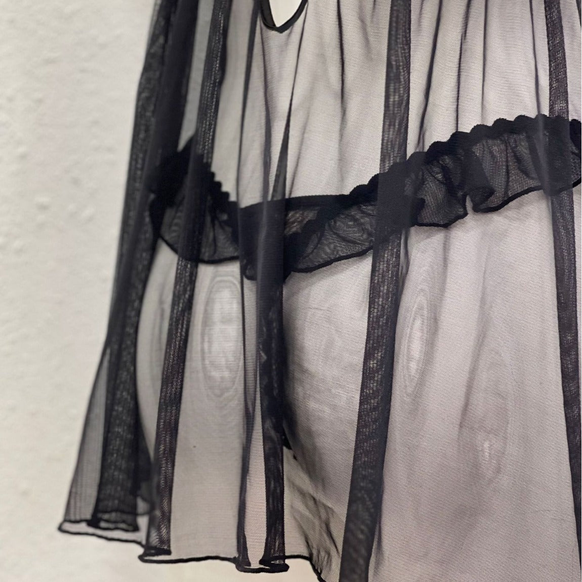 See-through gauze sexy temptation nightgown