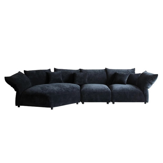 Italian minimalist petal sofa light modern simple light luxury living room sofa living room fabric sofa
