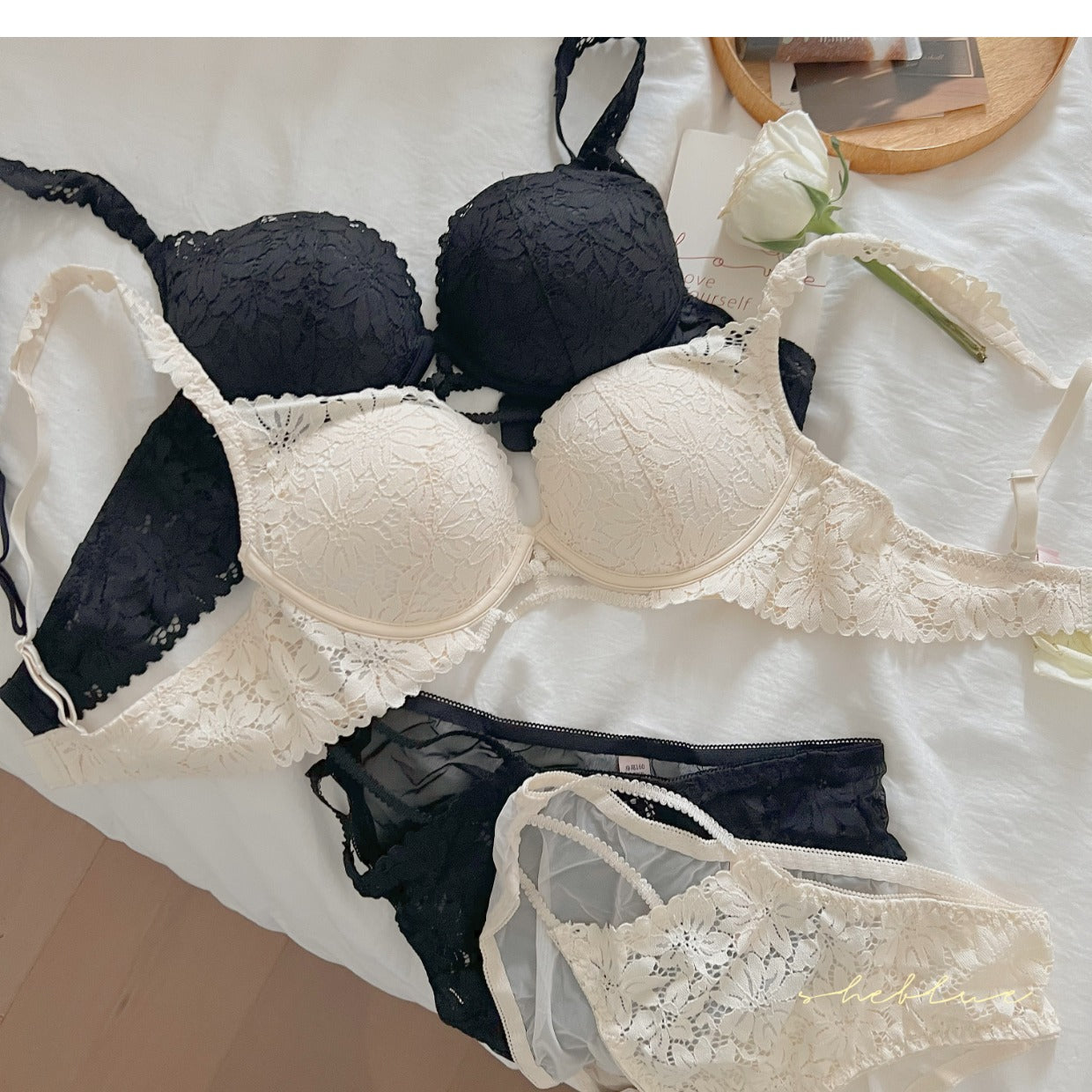 French sexy underwear with support to prevent sagging