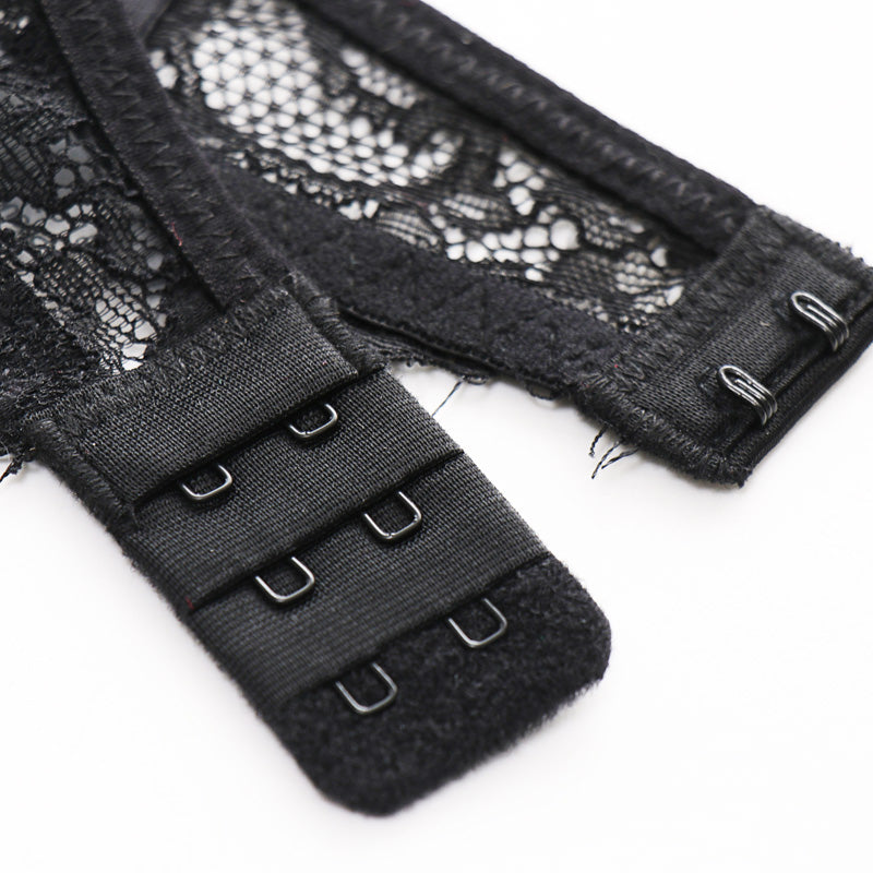 European and American lace ultra-thin bra set