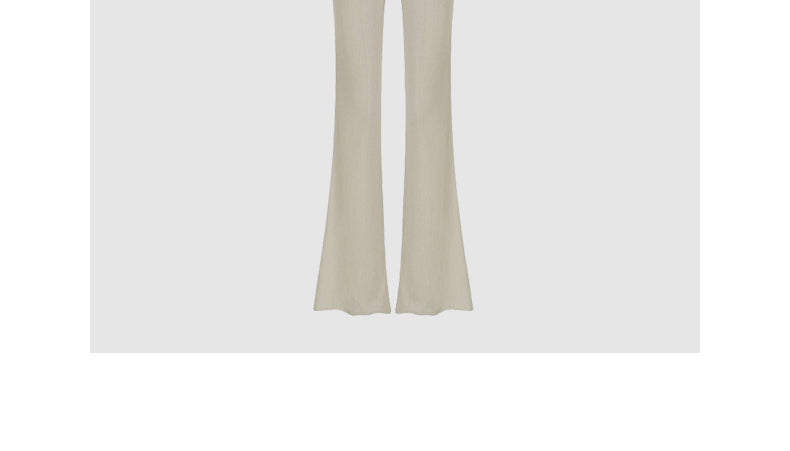 Lrregular slit suspender suit