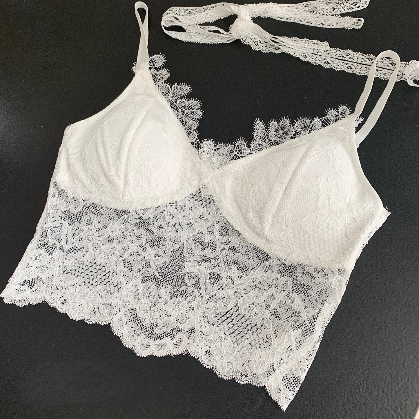 Lace trim camisole