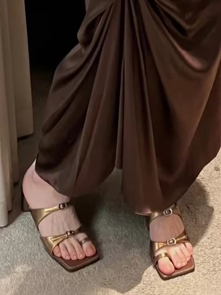 Women's french flip flops