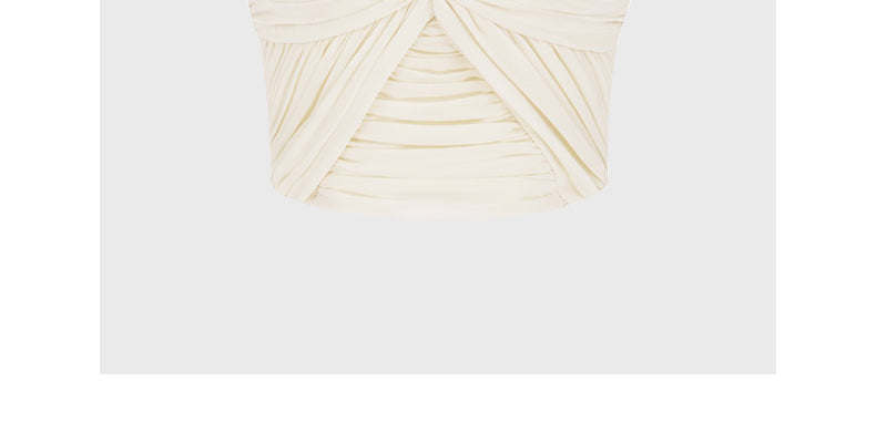Pleated camisole top