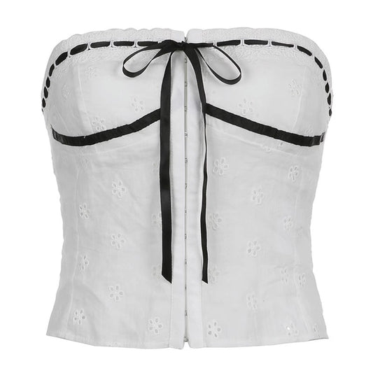 Jacquard tube top