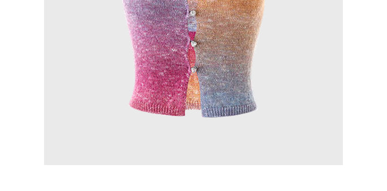 Colorful halterneck vest