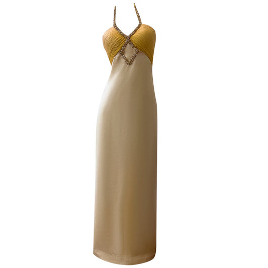 French slim fit evening dress