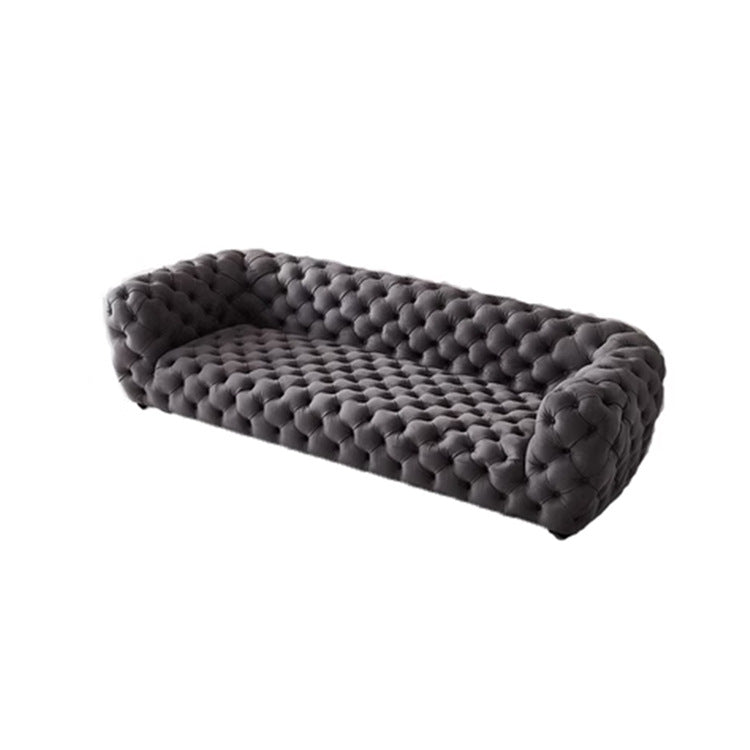 Moon surface sofa Italian minimalist sofa living room high-end designer large flat floor villa sofa