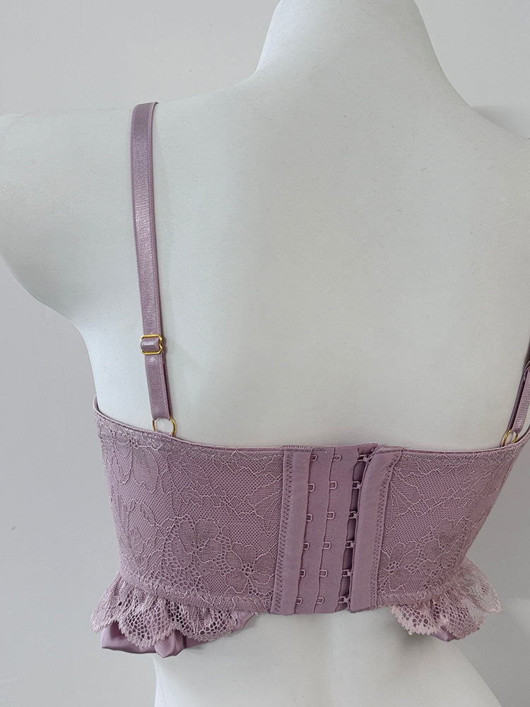 Palace Gathered Small Chest Pure Desire Style Vest