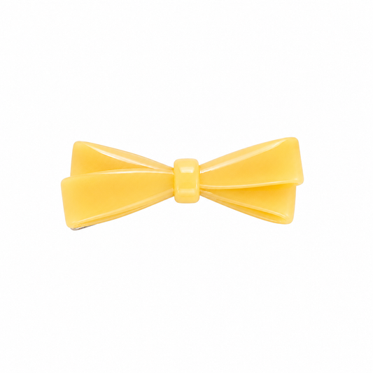 Bow Clip in Lemon Tart