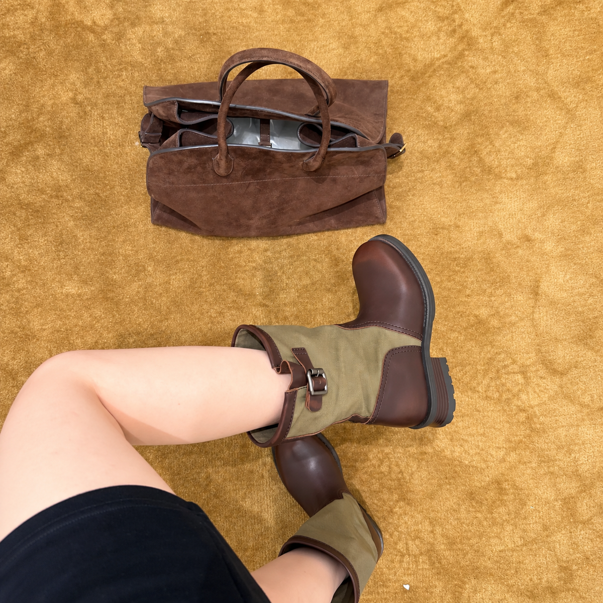 Sienna Buckle Mid-Calf Boots