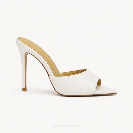 Pointed Toe Mule Heels