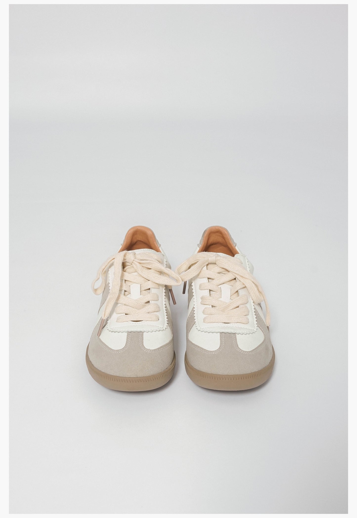 Cowhide multi-color stitching Dexun shoes
