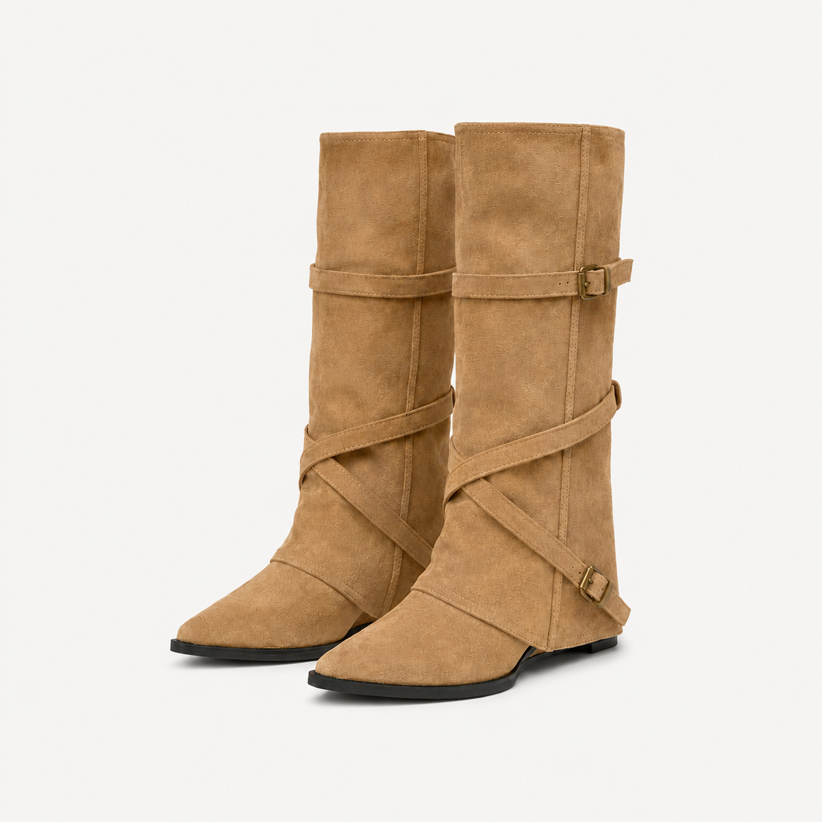 Sienna Buckle Strap Boots