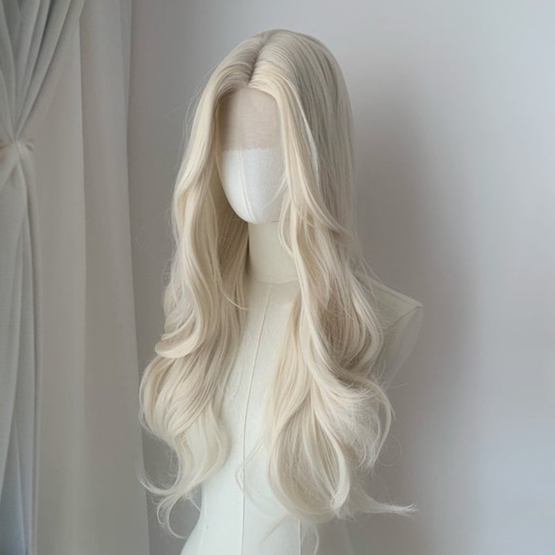 women's full head wig big wave curls