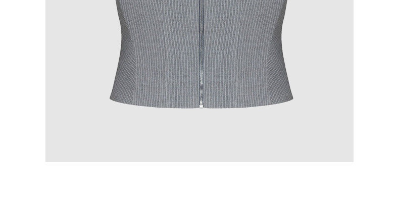 Short striped camisole