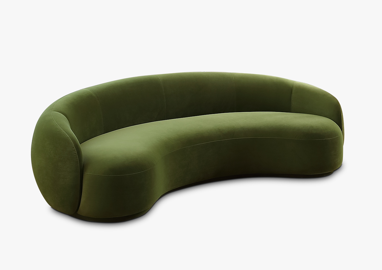 Minimalist special-shaped sofa Italian style designer living room Julep sofa curved cashew sofa